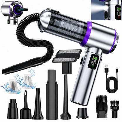 Cordless Car Vacuum with Air Duster