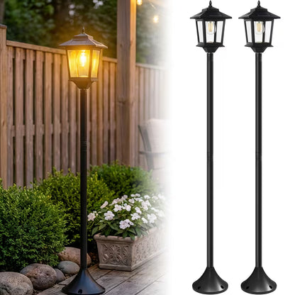 63인치 태양광 자동충전 가로등  ( 인테리어 /데코용 ) - 2개 세트