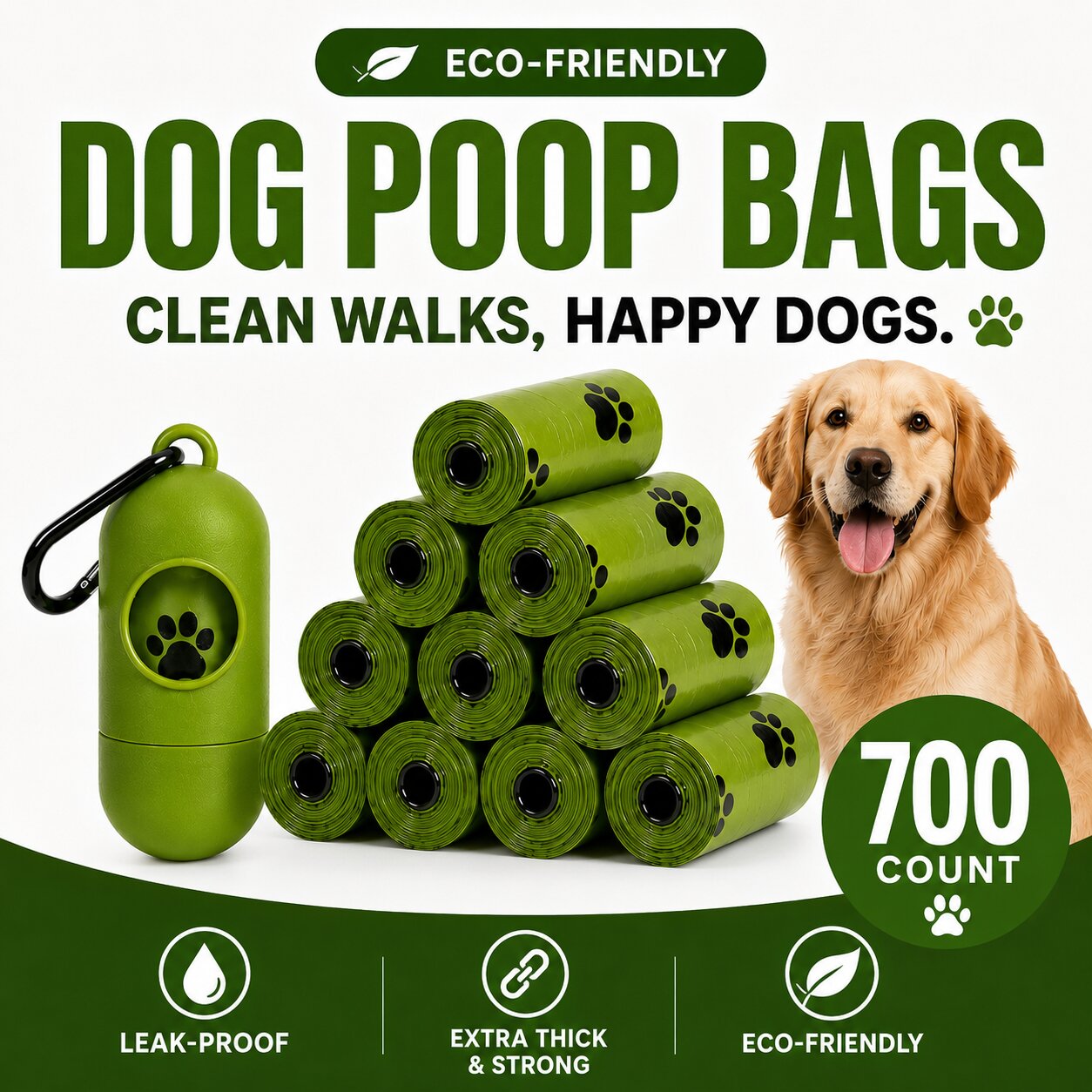 Dog Poop Bags - 700 Count