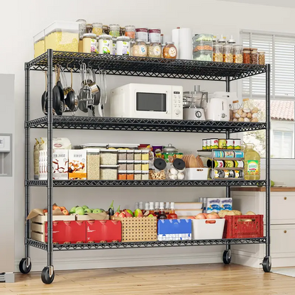 (판매완료) 4단 와이어 렉 60 x 24x 75.6"