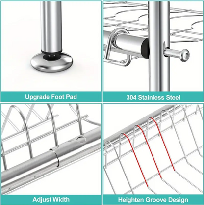 (신품) 2단 식기 건조대