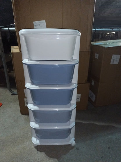 (신품) 5단 플라스틱 서랍