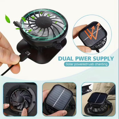 (신품) 밭일/등산용 선풍기 모자 (Free 사이즈)