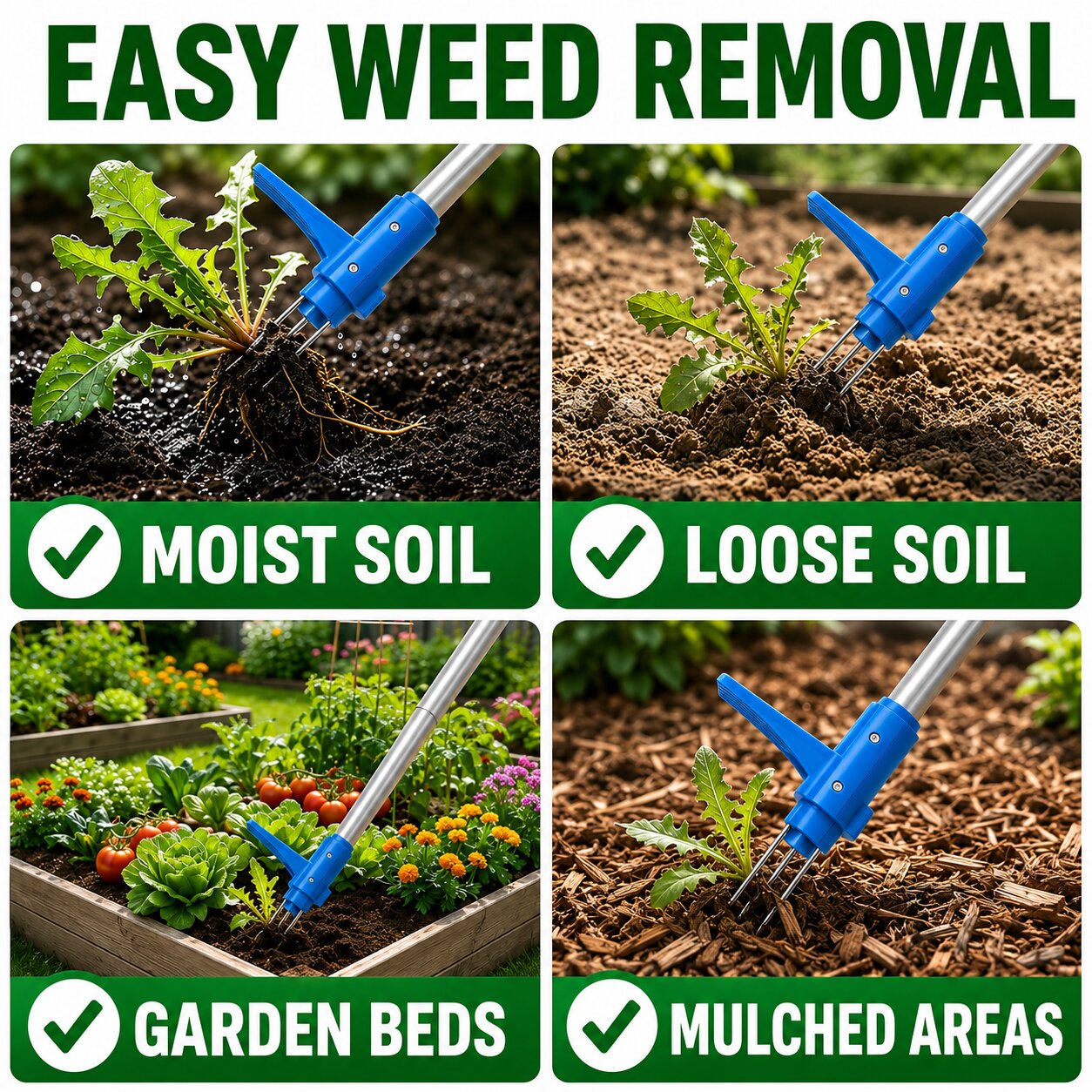 Stand-Up Weed Puller