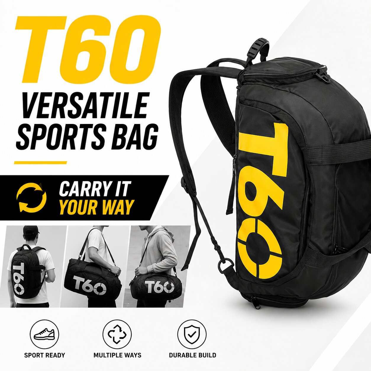[2-IN-1] T60 Bag / Backpack