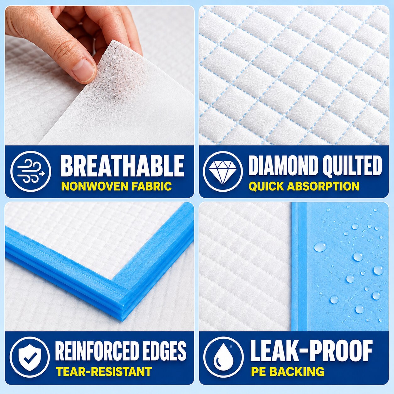 23.6" Dog Pee Pads - 100 Count