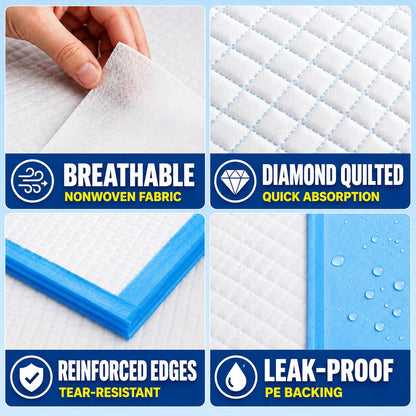 23.6" Dog Pee Pads - 100 Count