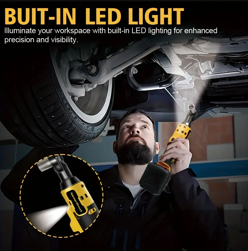 (신품) 라쳇렌치 3/8 45Ft-lbs 21v 1.5Ah x2