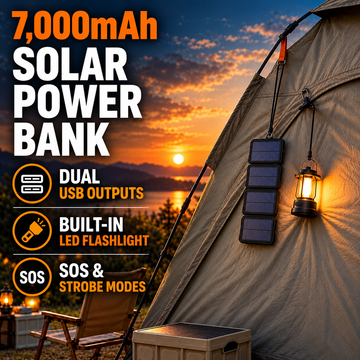 태양광 파워뱅크 - 7000 mAh