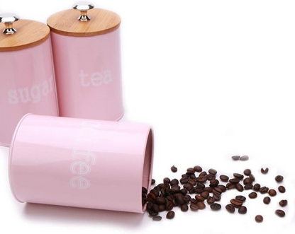 (신품) 주방 Canister 3개 Set