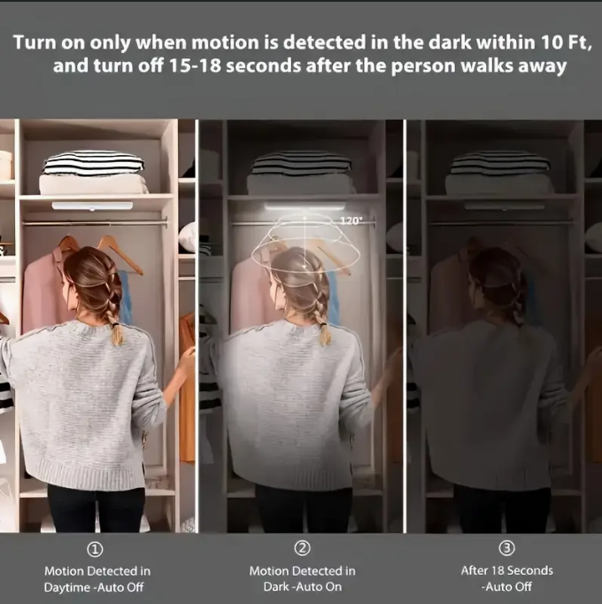 (신품) 20인치 자동 센서등 흰색/노랑