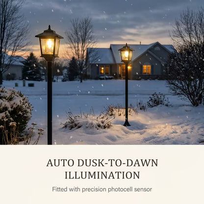 63인치 태양광 자동충전 가로등  ( 인테리어 /데코용 ) - 2개 세트