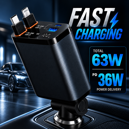 차량 USB 고속 충전기 - 63W