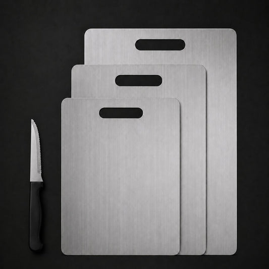 SUS 304 Cutting Board Set with Knife 