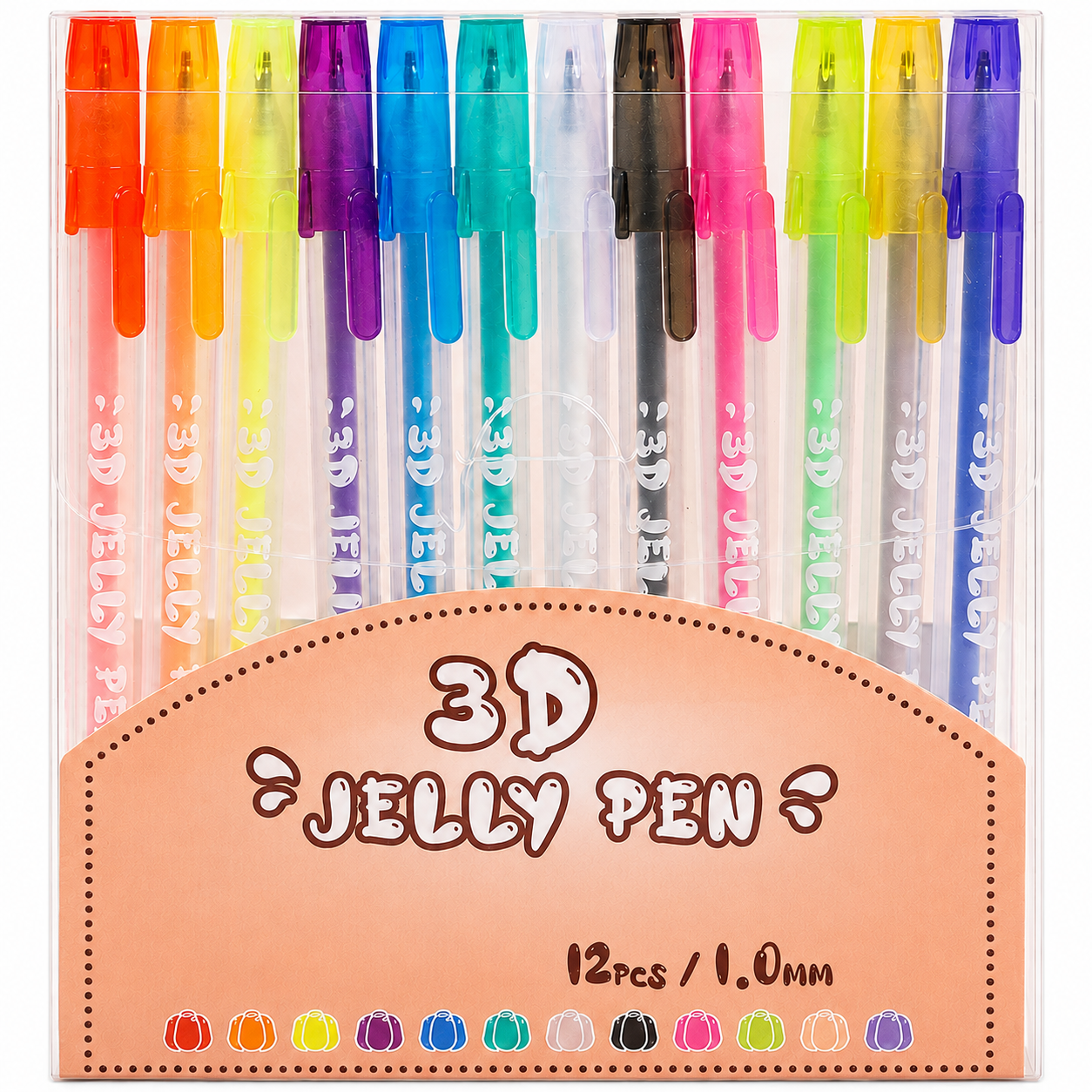 3D 젤리펜 - 12개 (1.0mm)