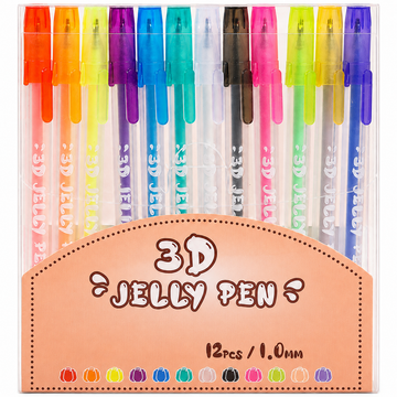 3D 젤리펜 - 12개 (1.0mm)