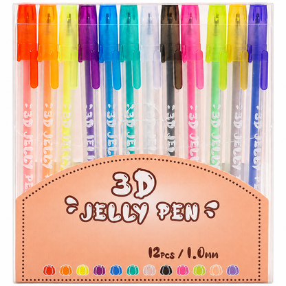 3D 젤리펜 - 12개 (1.0mm)