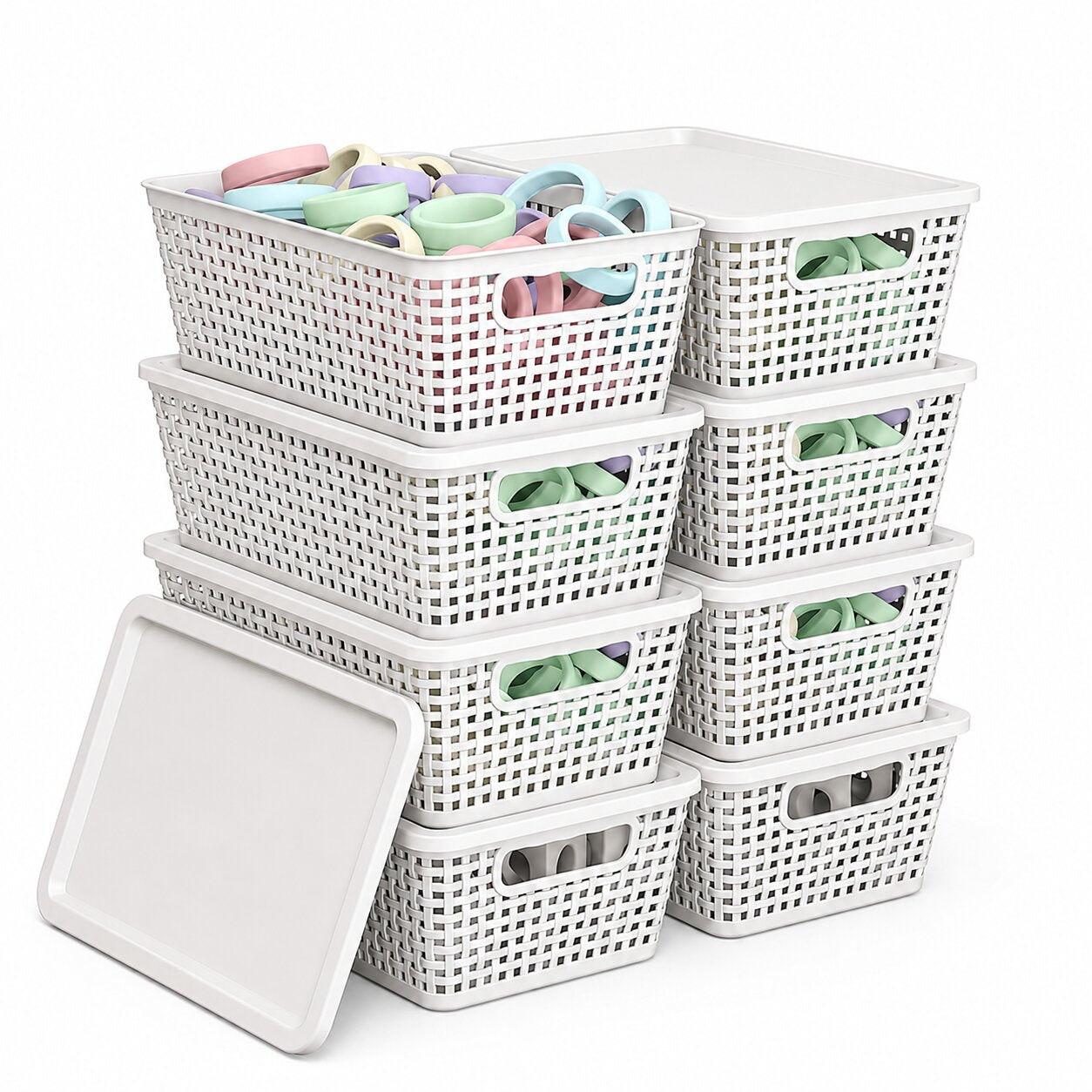 Storage Basket with Lid - Small