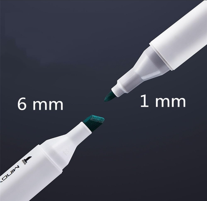 (신품) 더블팁 형광 마커 24개 Set