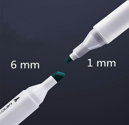 (신품) 더블팁 형광 마커 24개 Set