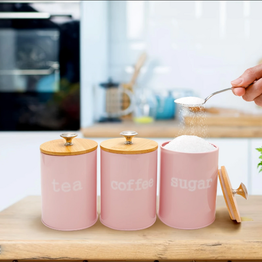 (신품) 주방 Canister 3개 Set