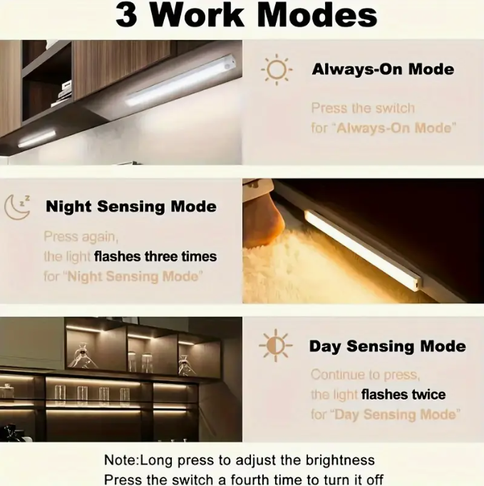 (신품) 20인치 자동 센서등 흰색/노랑