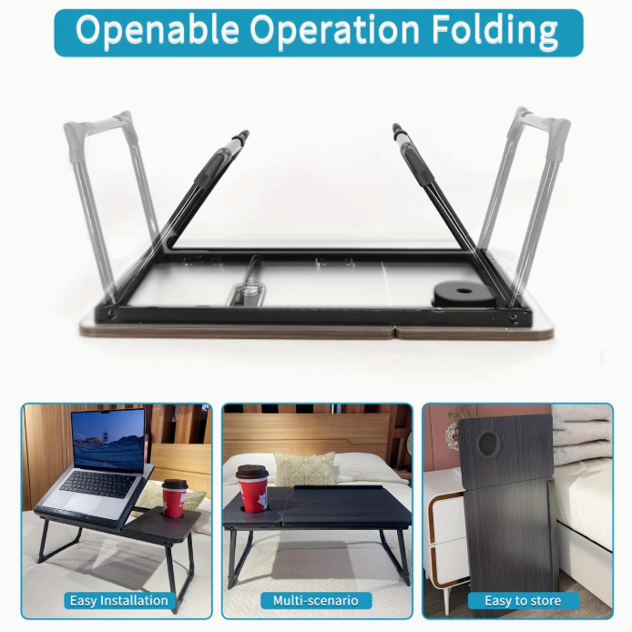 (신품) 침대 노북책상 블랙