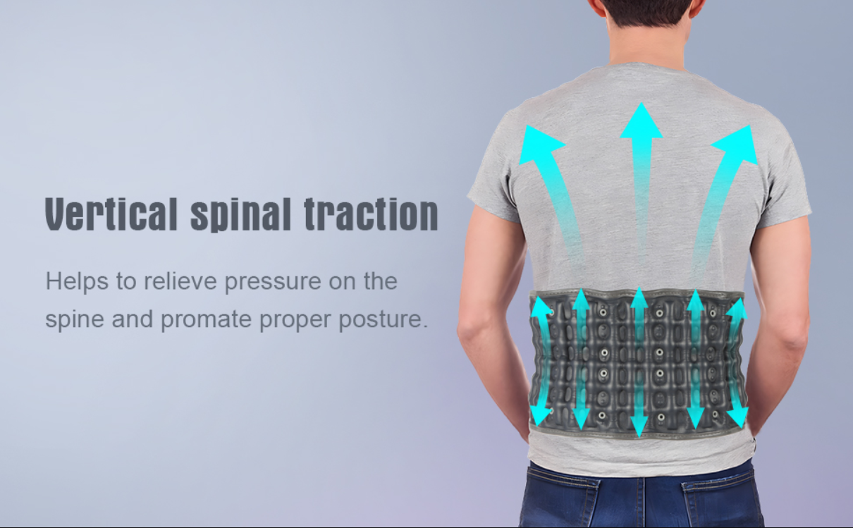 (신품) 공기 주입식 요추지지 + 찜질