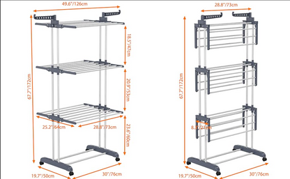 (신품) 4단 빨래 건조대