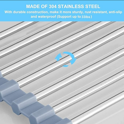 싱크대 간이 식기 건조대 9 x 18.5"