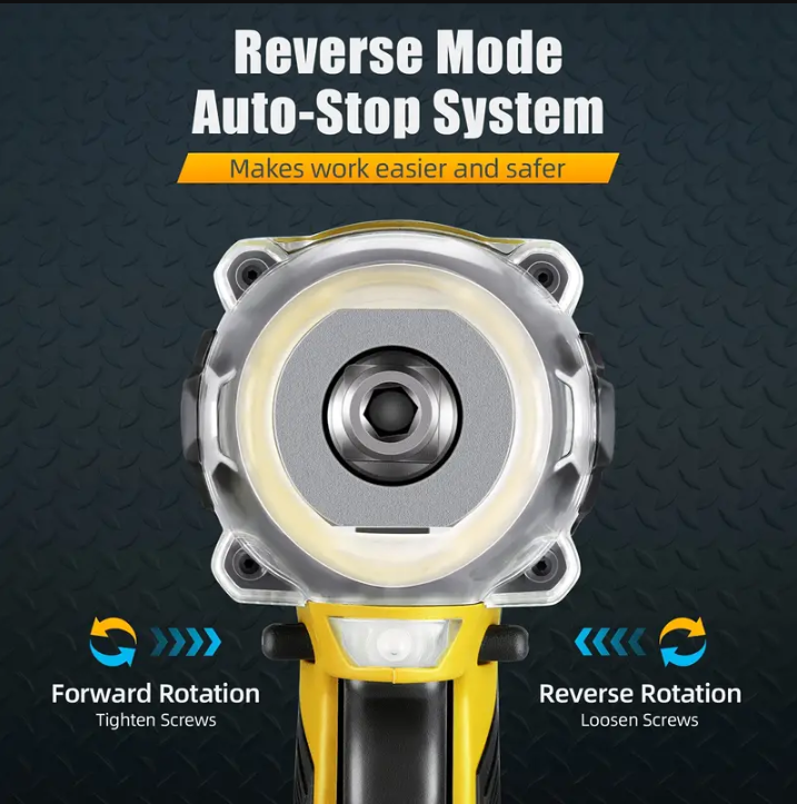(신품) 임팩트 렌치 1/2 258 Ft-lbs 21v 2.6Ah x2