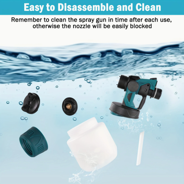 (신품) HVLP 21V 무선 페인트 스프레이