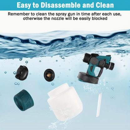 (신품) HVLP 21V 무선 페인트 스프레이