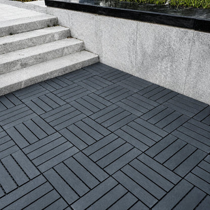 Interlocking Plastic Deck Tiles - 10 Pack