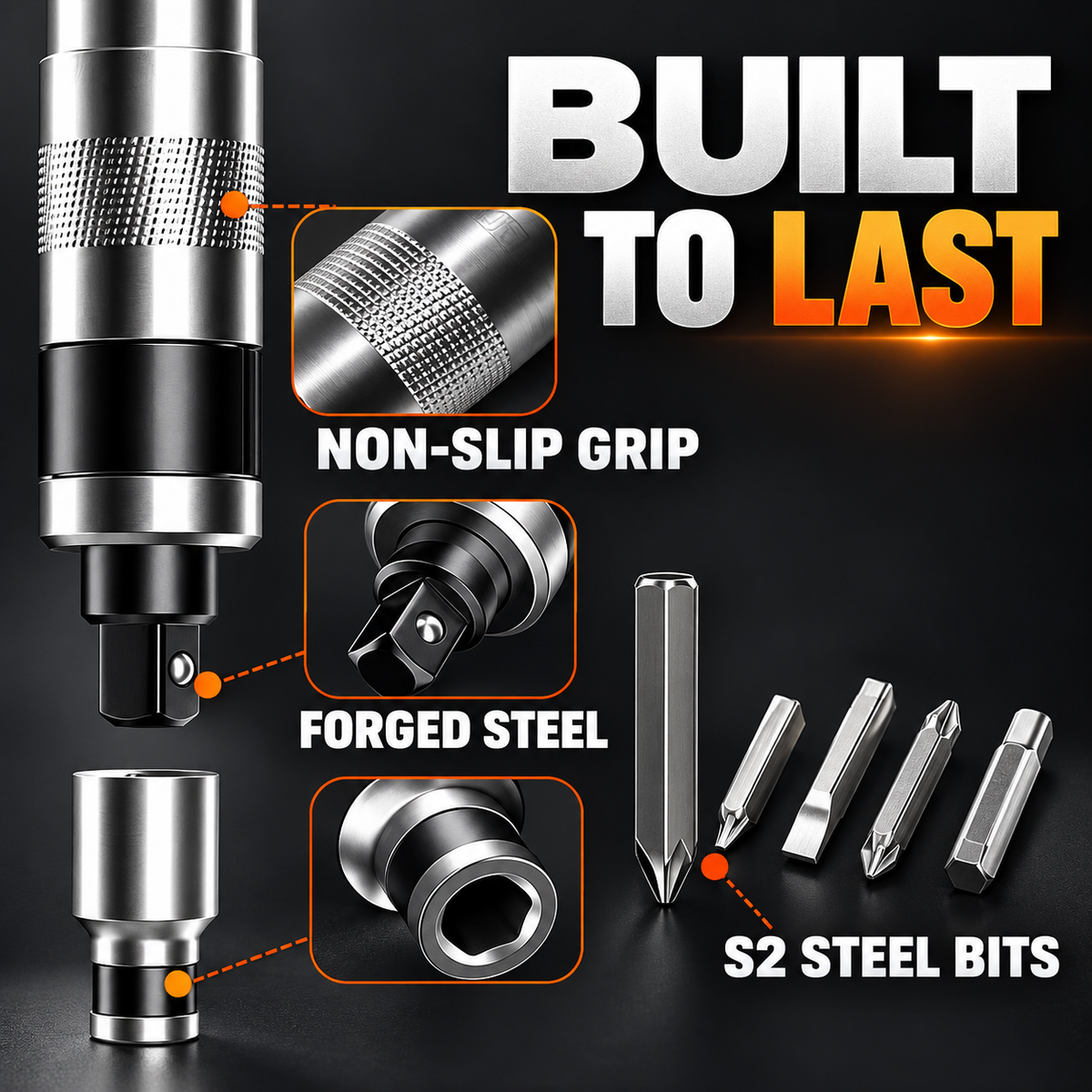 Impact Screwdriver - 7 PCS