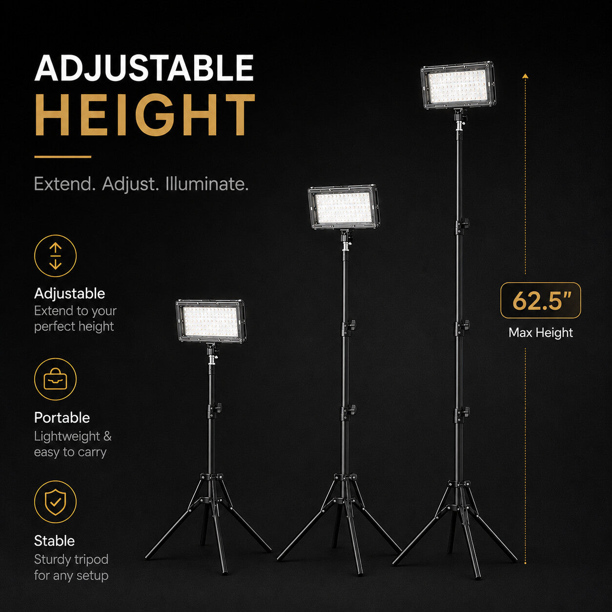 USB 삼각대 작업등 / 캠핑등