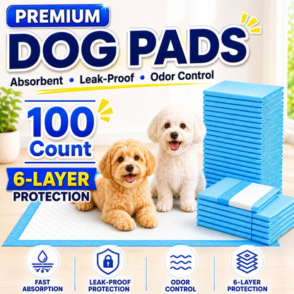 23.6" Dog Pee Pads - 100 Count