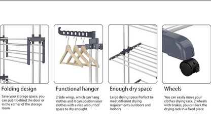 (신품) 4단 빨래 건조대