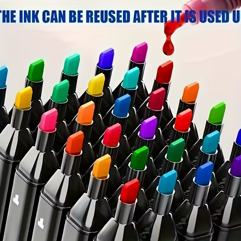 (신품) 더블팁 형광 마커 24개 Set