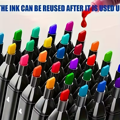 (신품) 더블팁 형광 마커 24개 Set