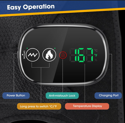 (신품) 어깨 찜질 + 진동 마사지