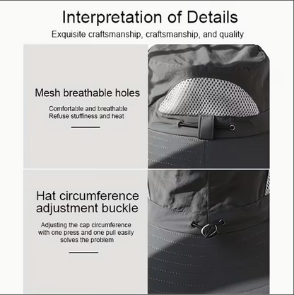 (신품) 밭일/등산용 선풍기 모자 (Free 사이즈)