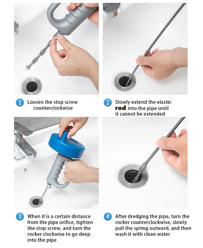 배수구 이물질 제거