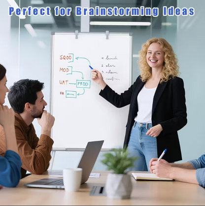 (신품) 36x24" 삼각대 화이트 보드 Set