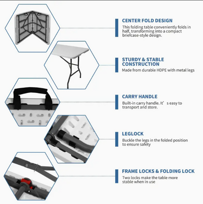 (판매완료) 6FT 접는 테이블