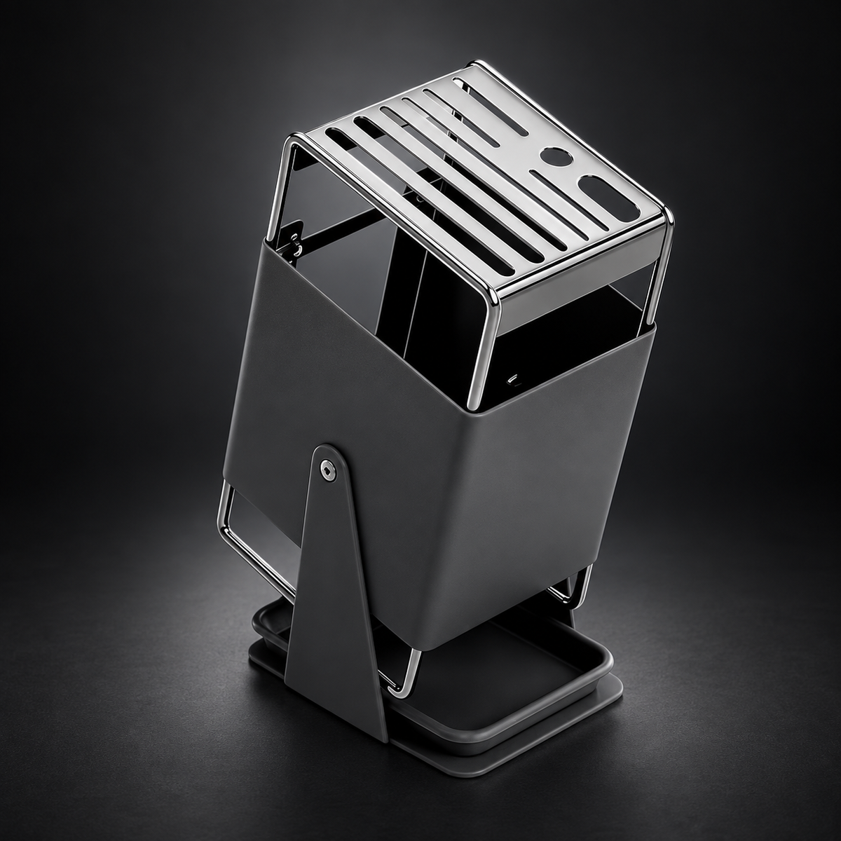 Stainless Steel Knife Block
