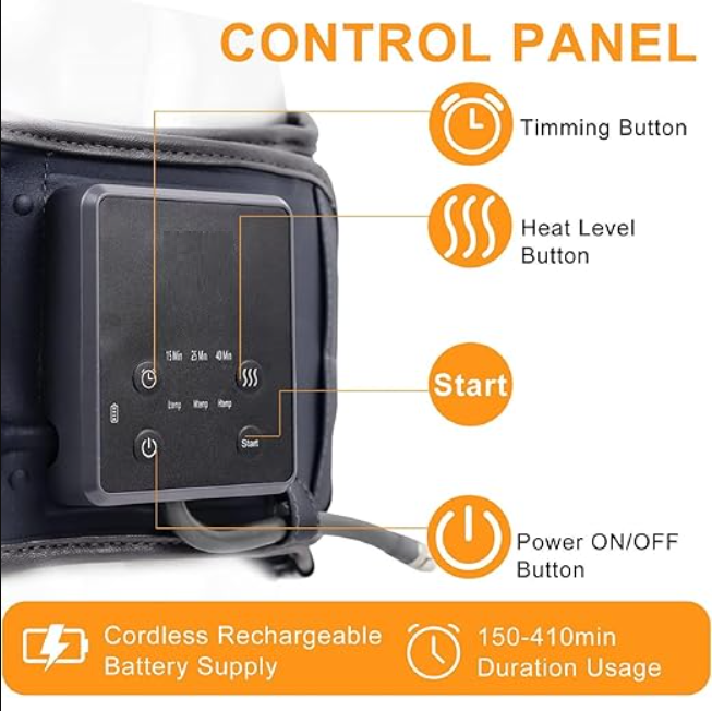 (신품) 공기 주입식 요추지지 + 찜질