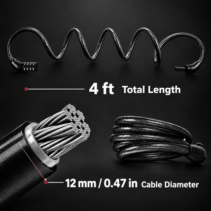 Bike Lock - 4FT 12mm