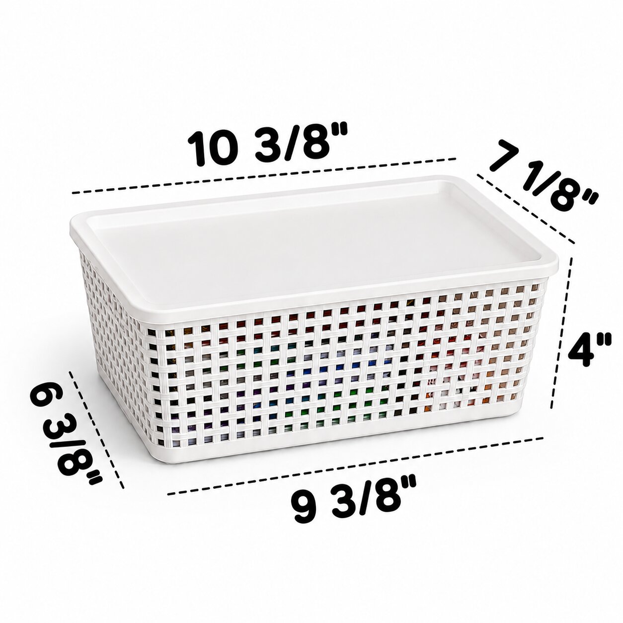 Storage Basket with Lid - Small