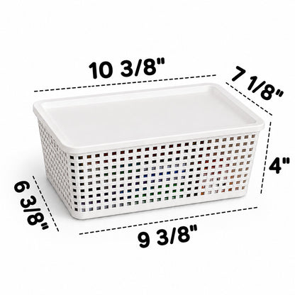 Storage Basket with Lid - Small